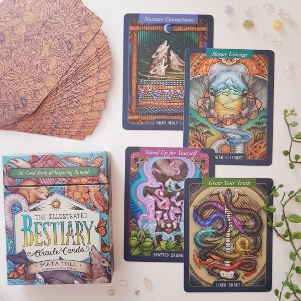 The Illustrated Bestiary Oracle Cards
